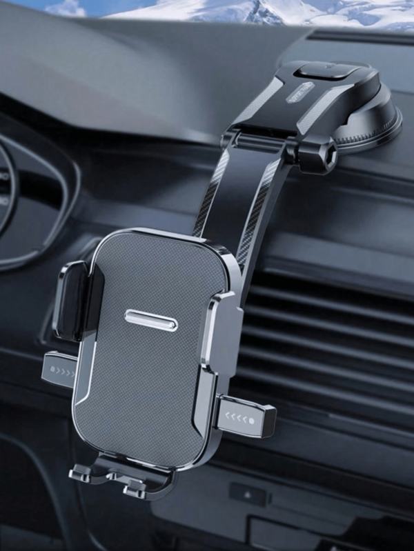 1pc New Car Air Vent Mount Phone Holder, Adjustable Navigation Bracket With Auto Lock Suction Cup Compatible With IPhone, Android Phone, Gift For Birthday, Family, Friends For Summer Air Vent Phone Holder, Car Accessories, Car Phone Holder