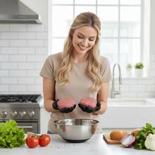 100 piezas Guantes desechables, súper duraderos, guantes desechables compuestos transparentes, multiusos protectores, adecuados para cocina, tatuaje, coloración del cabello, cuidado de mascotas, salón y limpieza del hogar, guantes desechables multiusos, herramientas de limpieza