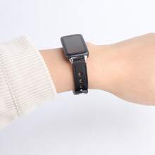 1pc Fashion Slim PU Leather Strap Compatible With Huawei Watch Band 10/9/8 Women/Men Correas,Thin Simple Bracelet Soft Adjustable Wristband Compatible With Huawei Band 10 9 NFC/8 NFC Smartwatch Accessories - With Hua Wei Band 10/9/8 - View 6