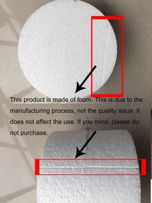 1pc Round White Foam Cake Model, Foam Model For Diy Cake Decorating Practice And Wedding Decorations, Flower Decorations, Cake Making, Baking Displays, Christmas Party Cakes, Valentine'S Day, Easter, Halloween, And Other Holiday Party Cake Decorations, And Hotel Cake Model Props