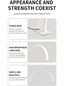 迷你新月形 LED 美甲灯，带按钮开关，USB 供电，3 种颜色可调灯光，适用于个人美甲、梳妆台、手工制作、办公桌、床头柜、毕业典礼、生日等场合，是馈赠佳品，有粉色/白色/黑色可选。 - 彩色 - 查看 10