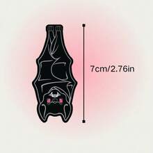 1pc Upside Down Bat About To Wake Up Car Sticker - Waterproof, Matte Finish Decal, Suitable For Laptop, Tablet, Car, Phone And Cabinet - Laptop Sticker | Matte Finish Decal - Multicolor - View 3