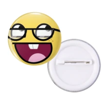 1 Stück 4,4 cm/1,73 Zoll süßer und skurriler Ausdruck Anstecknadel, Damen Brosche, Knopfbrosche, Kleidungszubehör, Taschenzubehör, geeignet für Sammlungen, interessante Geschenke für Freunde - Verschiedenfarbig - Übersicht 6