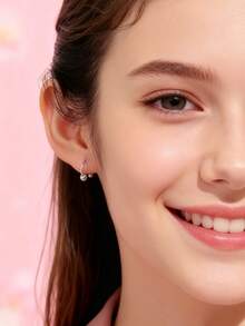 Artepollo Cercei spiralați placați cu aur de 14K pentru fete, cercei hipoalergenici din argint 925, cercei sferici, rezistenți la pătare, eleganți și drăguți, cutie cadou, potriviți pentru purtare zilnică sau de sărbători, cadou pentru fete, prietene, ziua de naștere, Anul Nou - o marime - Vizualizare 2