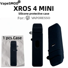 Vaporesso XROS 4 MINI 保护套，适用于 Vaporesso XROS 4 MINI 设备，防滑防摔硅胶全包覆式保护套，皮革材质，防护外壳 - 彩色 - 查看 14