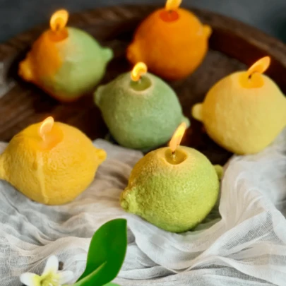 Silicone Mold For DIY Cake Making, Lemon Scented Candle Making Mold, Product For DIY Home Decor