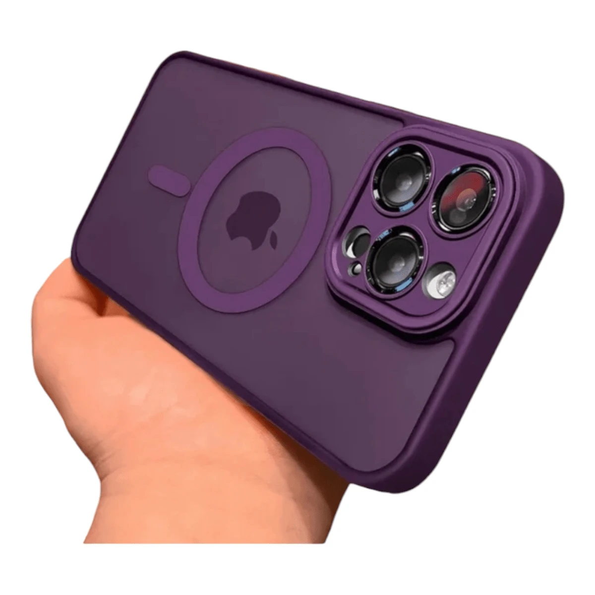 Mida Style Funda Mate Magnética Compatible Con iPhone Protector Cámara Uso Rudo Ligera