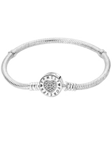 1件16-22厘米优雅油炸面团扭心蛇骨吊坠项链，精致珠宝礼物，送给女性/女朋友 - 銀色 - 查看 41