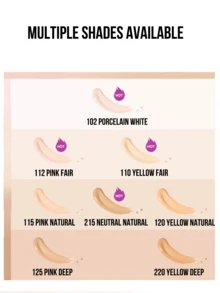 Maybelline FIT ME FOUNDATION DEWY + SMOOTH SPF 25 #110 Yellow Fair, Available with 5/30ml, 24H Long-Lasting Hydration,10S Quick Application, 3-IN-1 Solution, No Makeup Feel, Long-Term Nourishing, 3-Stepinal - 美寶蓮FITME粉底液 水潤版110 - 查看 3