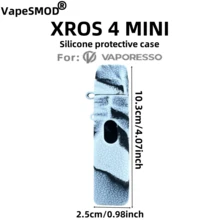 Vaporesso XROS 4 MINI 保护套，适用于 Vaporesso XROS 4 MINI 设备，防滑防摔硅胶全包覆式保护套，皮革材质，防护外壳 - 彩色 - 查看 3