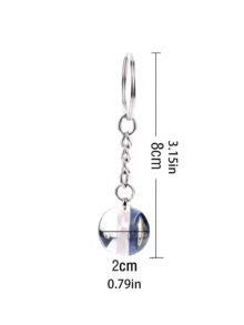 12 Zodiac Keychains, Glass Ball Pendant, Car Keychain, Durable, High Gloss, Can Be Hung On Backpacks, Wallets, Car Keys, Suitable For Women, Men, Best Friends, Sisters, Mother's Day, Christmas, Valentine's Day, Thanksgiving, Easter, Back To School, Graduation Season And Other Occasions