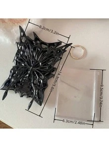 1 حامل بطاقة صور، دفتر حفظ بطاقات الصور، حامل بطاقة صور مع سلسلة مفاتيح، حامل بطاقة صور، سلسلة مفاتيح مع بطاقة، حامل بطاقة صور بلاستيكي مع سلسلة مفاتيح، حامل بطاقة صور مطلي بالفضة، حامل بطاقة هوية، لوازم مدرسية، عودة إلى المدرسة - متعدد الألوان - مشاهدة 6