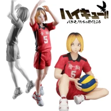 排球少年！！孤爪研磨坐姿拉面杯支架动作动漫手办收藏品，动漫手办，动漫粉丝收藏品，可展示动漫角色玩具，粉丝周边，万圣节/圣诞节礼物 - 彩色 - 查看 1