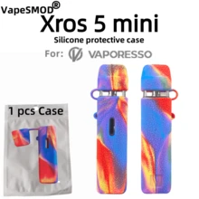 Vape SMOD New XROS 5 MINI Protective Case Suitable For Vaporesso Xros 5 Mini, Anti-Slip, Anti-Drop Integrated Protective Shell, Soft Silicone Case With Textured Design - Multicolor - View 13