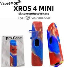 Vaporesso XROS 4 MINI 保护套，适用于 Vaporesso XROS 4 MINI 设备，防滑防摔硅胶全包覆式保护套，皮革材质，防护外壳 - 彩色 - 查看 15