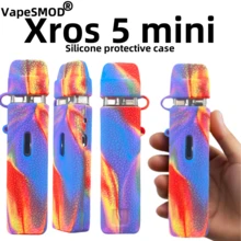 Vape SMOD New XROS 5 MINI Protective Case Suitable For Vaporesso Xros 5 Mini, Anti-Slip, Anti-Drop Integrated Protective Shell, Soft Silicone Case With Textured Design - Multicolor - View 9
