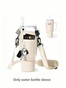 40盎司玻璃杯套,保温杯套,氯丁橡胶材质,适合户外旅行、健身、日常使用。带手机袋的水壶包,适用于40/30盎司玻璃杯,带提手、可调节肩带和钥匙扣,适合徒步、露营、运动等场合。保温水壶套,春夏必备,伴娘礼物,房间/卧室装饰,海滩/旅行/男女皆宜,度假必备。 - 彩色 - 查看 18