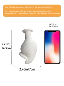 艺术抽象造型花瓶，非常适合摆放在客厅、书房，为花卉展示和各种家居装饰增添一丝奇特的现代艺术气息。 - 彩色 - 查看 13