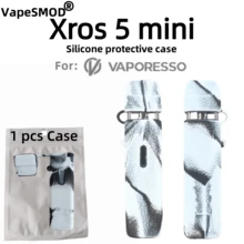 Vape SMOD New XROS 5 MINI Protective Case Suitable For Vaporesso Xros 5 Mini, Anti-Slip, Anti-Drop Integrated Protective Shell, Soft Silicone Case With Textured Design - Multicolor - View 11