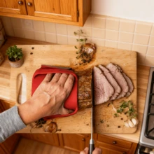厨房专用多功能硅胶防滑隔热夹，采用硅胶材质，耐高温，即使手烫也能保持舒适。是家庭厨房烘焙烹饪的必备工具，具有防滑、稳固防掉落的特性。 - 彩色 - 查看 2