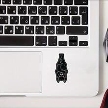 1pc Upside Down Bat About To Wake Up Car Sticker - Waterproof, Matte Finish Decal, Suitable For Laptop, Tablet, Car, Phone And Cabinet - Laptop Sticker | Matte Finish Decal - Multicolor - View 5