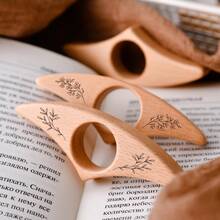 Personalized Thumb Book Page Clip - Customizable Name Bookmark - Wooden Thumb Reading Ring - Handmade Gift, Gift For Book Lovers, Gift For Friends, Wooden Book Page Clip, Bookmark, Thumb Book Page Clip, Customizable Bookmark, Book Accessories, Book Page Clip, Unique Book Gift, Customizable Gift, Reading Gift, Gift For Readers, Reading Corner Decor, Thumb Book Page Clip