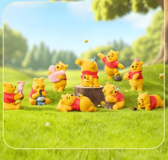 Miniso Caja ciega de la serie Winnie the Pooh Carefree