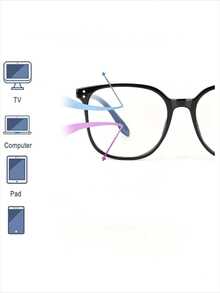 Blue Light Glasses Women  | Unisex Minimalist Style | Ideal For Reading & Computer Use | Multiple Color Combinations | Stylish Fashion Accessories For All Occasions Large-Frame Glasses - Nhiều màu - Xem 7