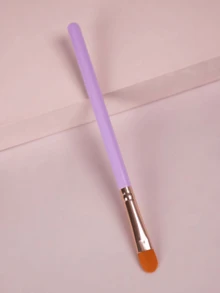 RANCAI 1/10 件装眼影打底刷，用于晕染遮瑕膏、眼影、眉刷、液体眼影和眼部打底底妆工具，遮盖瑕疵，粉底刷，遮瑕刷，腮红刷，修容刷，腮红刷，古铜粉刷，散粉刷，粉底刷，腮红刷，赠品 - 彩色 - 查看 3
