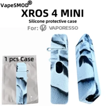 Vaporesso XROS 4 MINI 保护套，适用于 Vaporesso XROS 4 MINI 设备，防滑防摔硅胶全包覆式保护套，皮革材质，防护外壳 - 彩色 - 查看 13