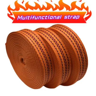 3cm 20m/30m/40m Nylon Webbing Strap, For Backpacks, Bags, Binding, DIY, Repair, Fastening. Cargo Strapping, Multi-Purpose Cord