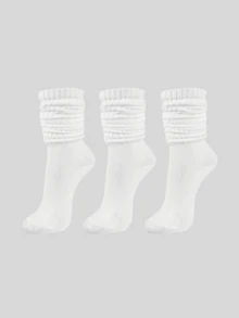 2 Pairs/4 Pairs Of Women's Autumn/Winter Knitted Socks, Casual Socks, Women's Tight Short Socks, Women's Tight Long Socks, Suitable For Foot Sizes (36-39)