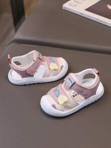 1 双时尚蓝色幼儿/婴儿凉鞋 - 粉色 - 查看 6