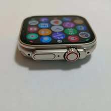 Reloj Inteligente T800 Ultra 1.99'' Smartwatch Genérico con Correa Deportiva Notificaciones Salud y Fitness Compatible Android iOS - Naranja - Ver 6