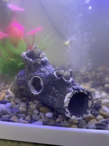1入漂流木碎片水族箱裝飾,藏蝦魚房屋,魚缸景觀裝飾