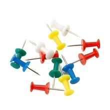 Pack de Chinchetas de Colores para Corcho – Set de Tachuelas Metálicas con Cabeza Plástica Multicolor, Ideales para Fijar Notas, Fotos y Recordatorios en Tableros, Oficinas, Escuelas o el Hogar, con Diseño Resistente y Duradero - Multicolor - Ver 4