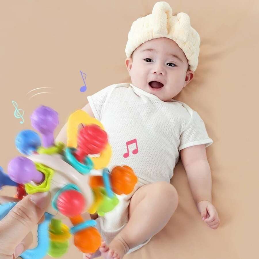 Sensory Teether For Babies, Chew And Teething Toy, Teething Ball