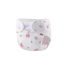 卡通月亮星星兔子图案娃娃尿布玩具配件，适用于新生儿娃娃、重生娃娃、婴儿娃娃，可重复使用和清洗的内裤，多种颜色可选（不含娃娃），角色扮演游戏，趣味设计，异想天开的图案，耐用材质，柔软面料，娃娃内裤，娃娃服装，娃娃收藏家 - 彩色 - 查看 11