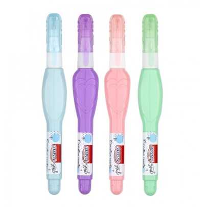 Kit 4 Caneta Corretiva Líquido 4ml Tons Pastel Brw