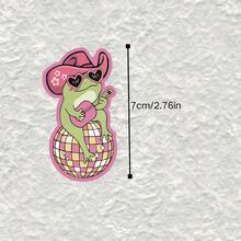 Decal dán xe hình chú ếch nghệ thuật màu hồng - Miếng dán chống nước, hoàn thiện mờ, thích hợp cho máy tính xách tay, máy tính bảng, ô tô, điện thoại và tủ - Miếng dán máy tính xách tay | Decal hoàn thiện mờ - Nhiều màu - Xem 3