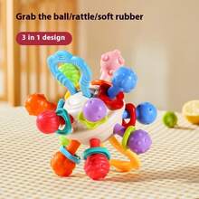 Sensory Teether For Babies, Chew And Teething Toy, Teething Ball - Multicolor - View 8
