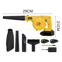 Soplador De Aire Eléctrica Batería Inalámbrico Aspiradora - Amarillo - Ver 6