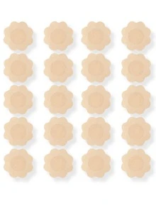 2/1pc Invisible Push Up Sticky Bra Women Backless Strapless Bra Seamless Self-Adhesive Silicone Nipple Cover Boob Pads Sticker Wedding Dress Lingerie,Skin Tone Black With Bonded Bra For Women, Reusable Push Up Bra, Invisible Backless Bra For All Seasons - Multicolor - View 5