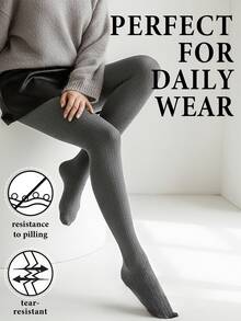 Leggings elasticizzati di grandi dimensioni da donna, anti-gancio e anti-pilling, durevoli, a vita alta aderenti sui fianchi, adatti per uso quotidiano, casual, pendolarismo, all'aperto e in ufficio
