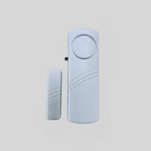 1pc White Smart Door & Window Anti-Theft Alarm, Available In 1pc, 4pcs, 12pcs, 22pcs, Multi-Functional Home Door Magnetic Alarm, High Decibel Alarm Sound, Long Standby Mini Portable Anti-Theft Alarm, Suitable For Home, Apartment, Store, No Drilling Installation