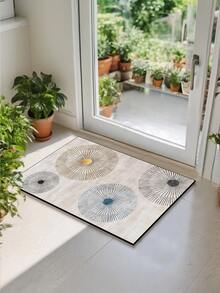 【热销！！！】1 件装软橡胶厨房地垫，3.5 毫米厚，简约风车图案，吸水性强，可自行裁剪以适应厨房尺寸，表面织物材质，中间海绵层，底部橡胶层，适用于厨房地毯、厨房装饰、婚礼装饰、家居装饰、浴室地垫、玄关地垫、洗衣房地垫、走廊地毯、客厅地垫等。 - 彩色 - 查看 6