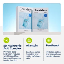 Torriden Dive-In Low Molecule Hyaluronic Acid Sheet Mask 27ml, K-Beauty-Pack Of 10 - 1 - View 10