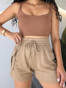 Women's Shorts Sweatpants Sweatpants Loose Shorts Comfortable Cotton - 賓治酒 - 查看 4