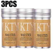 3支装天然迷迭香提取物发蜡棒，不油腻，控制毛躁，速干，柔顺，适合打造刘海和卷发发际线造型，适用于所有发质的临时造型产品 - 彩色 - 查看 9