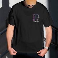 Camiseta Masculina Estampada Gorila Fitness 100% Algodão Estilo Conforto Diário Do Tamanho P ao GG - Preto - Visão 2